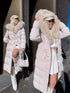 Long jacket "WINTER WEAR FC83" - LIGHT BEIGE